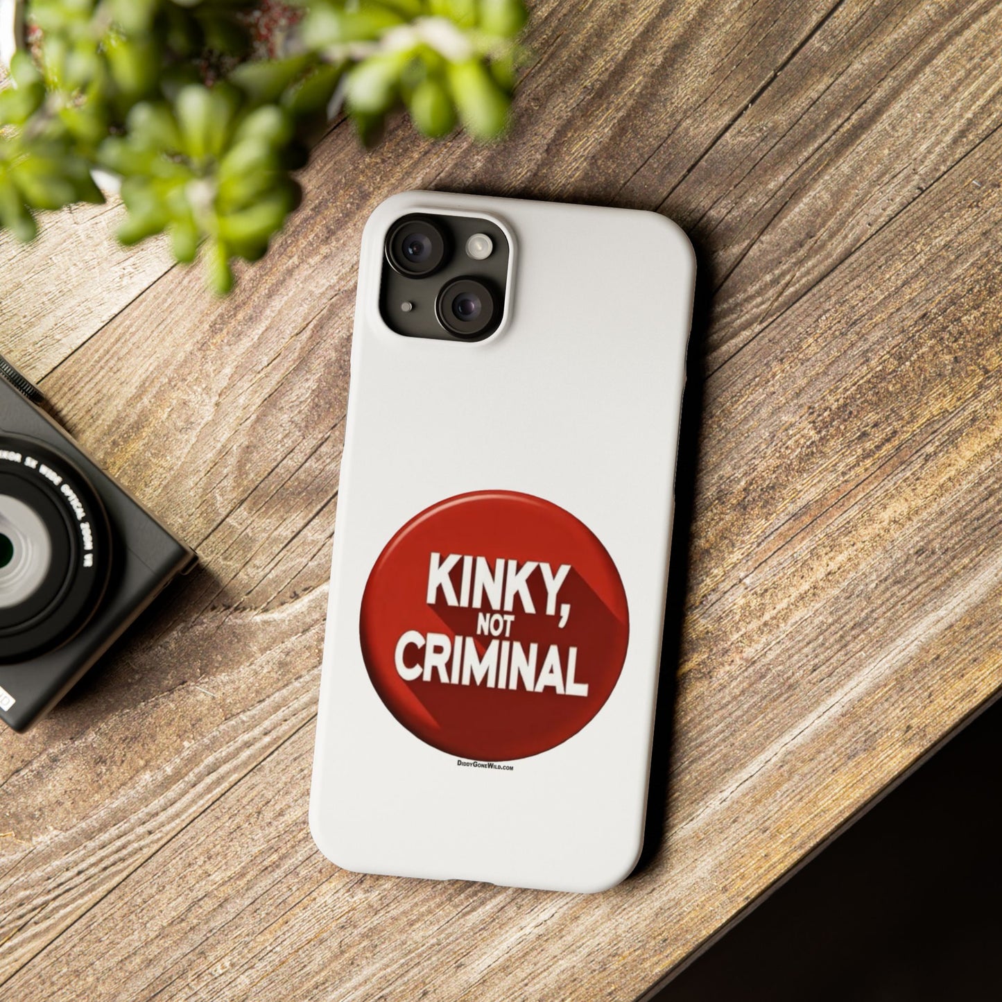 Kinky, Not Criminal - Slim Phone Cases
